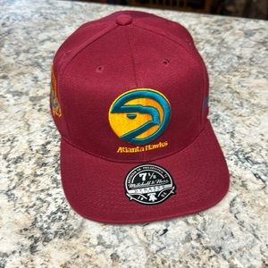 Atlanta Hawks fitted Flat Bill Mitchell & Ness